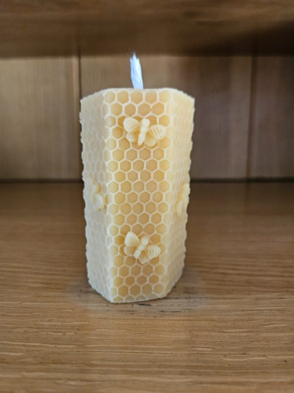 Bougie nid d'abeille hexagonal